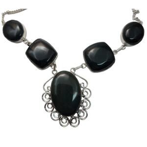 Bloodstone Sterling Silver Necklace - Elegant 22-Inch Necklace